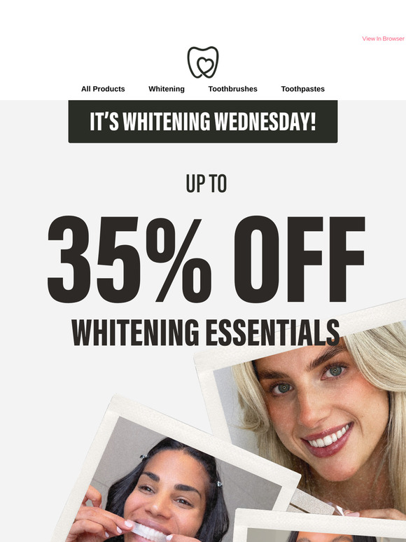 Whitening Wednesday: Up to 35% OFF Whitening Essentials ✨