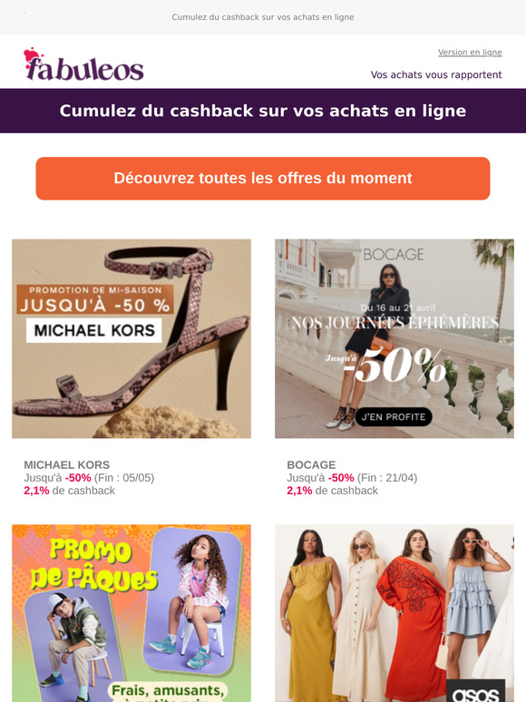 Promos de la semaine : jusqu'à -50% chez vos marchands !