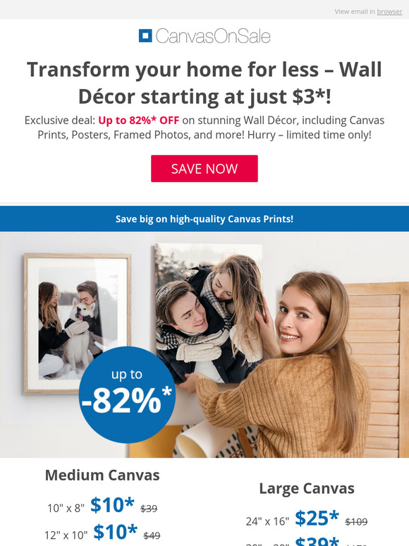 This is too good to miss: Wall Décor from just $3 😍