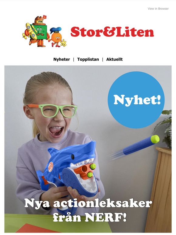 Roliga actionnyheter från NERF 💥