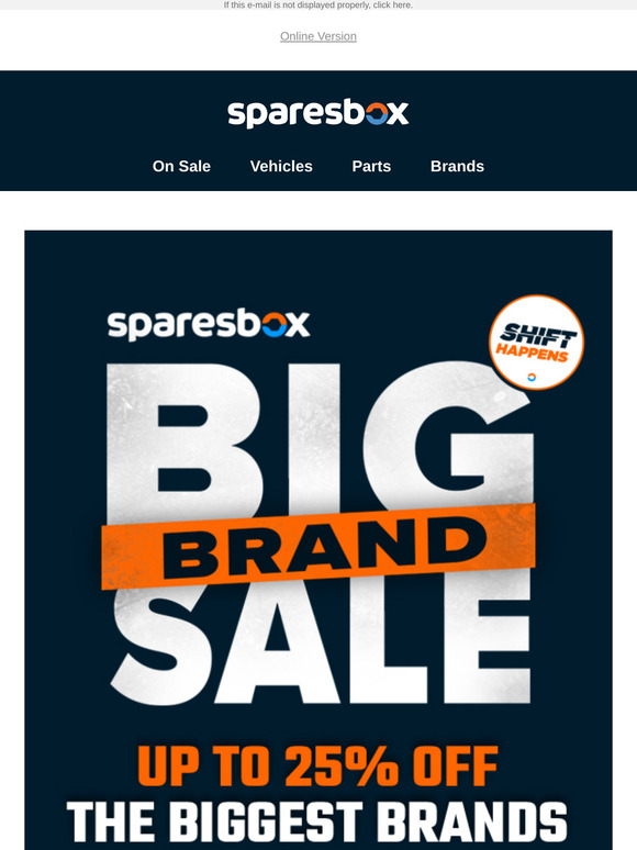 Big Brands & Bigger Discounts: Up To 25% Off