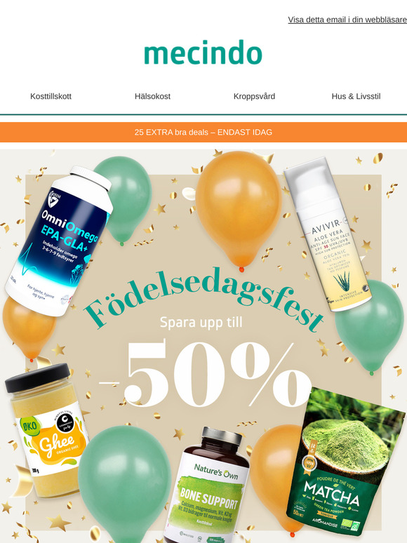 NYA födelsedagserbjudanden 🎁 + 25 EXTRA bra deals