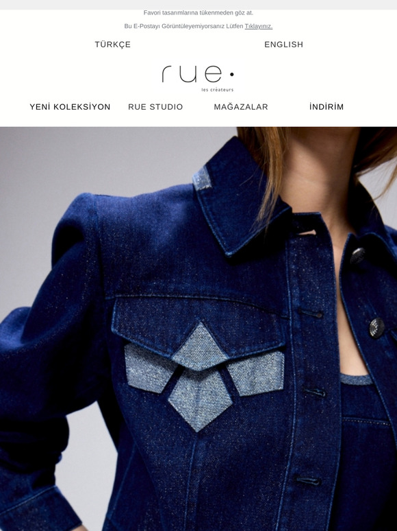 Denimle Gelen Şıklık ✨| Rue Les Createurs 💙