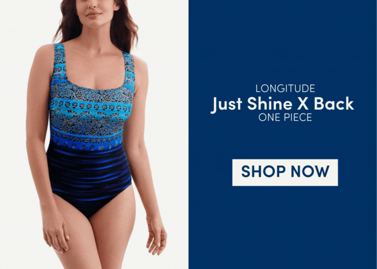 Just Shine Triple X Back One Piece Swimsuit