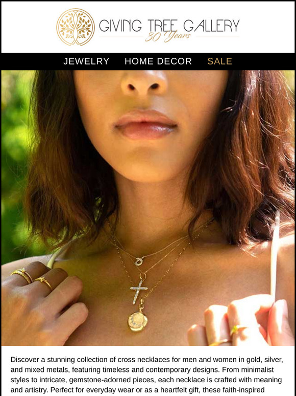 A Reflection of Faith: Explore Our Cross Necklace Collection