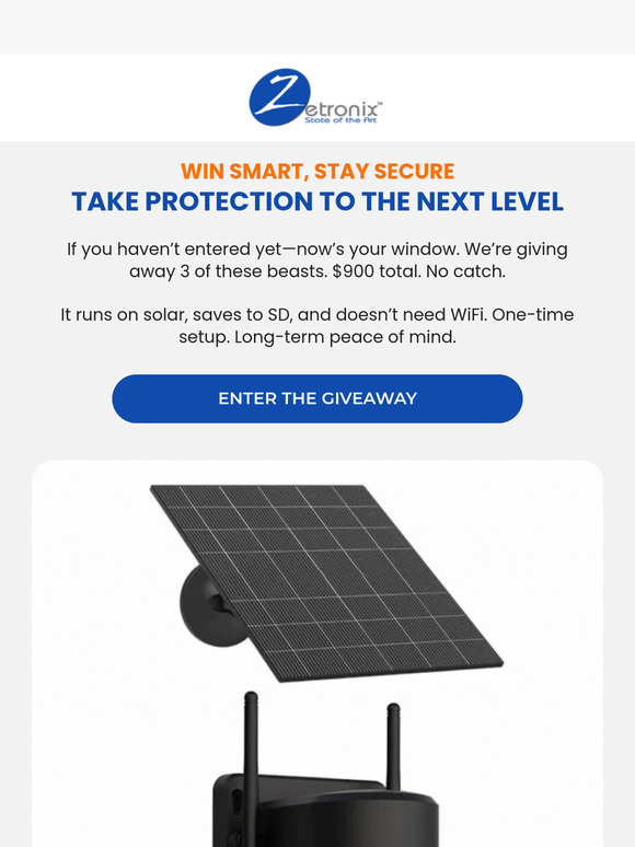 Win a Top Security Camera—Enter Now!