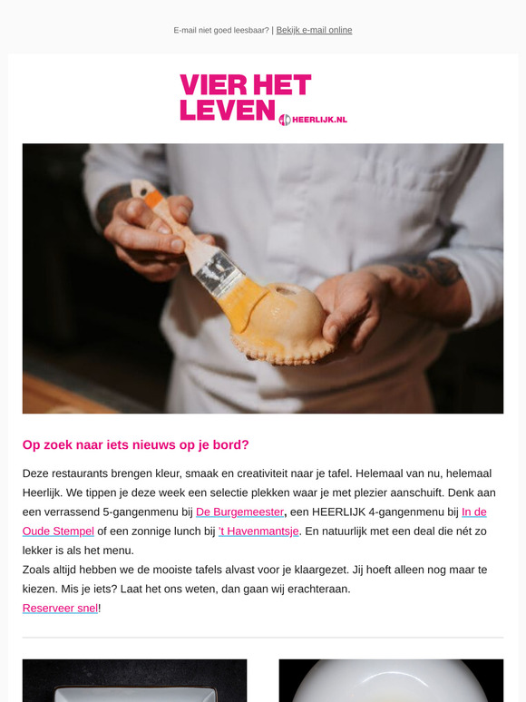 Smaken die je moet proeven🍴