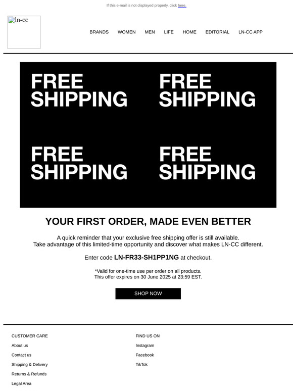 Don't Miss Out: Claim Your Free Shipping