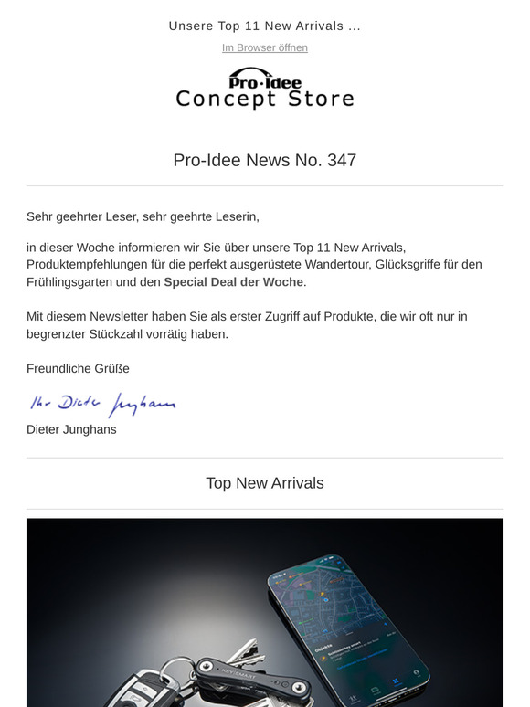 Der wohl schnellste Flaschenkühler der Welt +++ Feengleiche Lichteffekte für Ihren Garten +++ Einzig