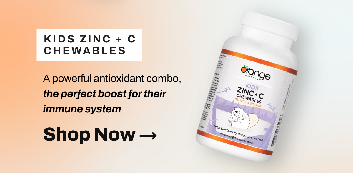 Shop Kids Zinc + C Chewables A powerful antioxidant combo, perfect for seasonal changes and school days