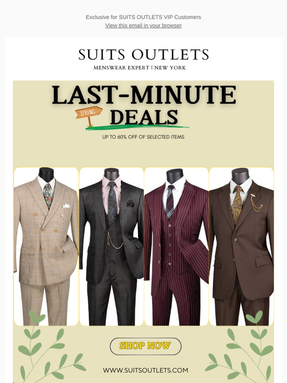 ⏳Don’t Miss Out! Last-Minute Spring Deals