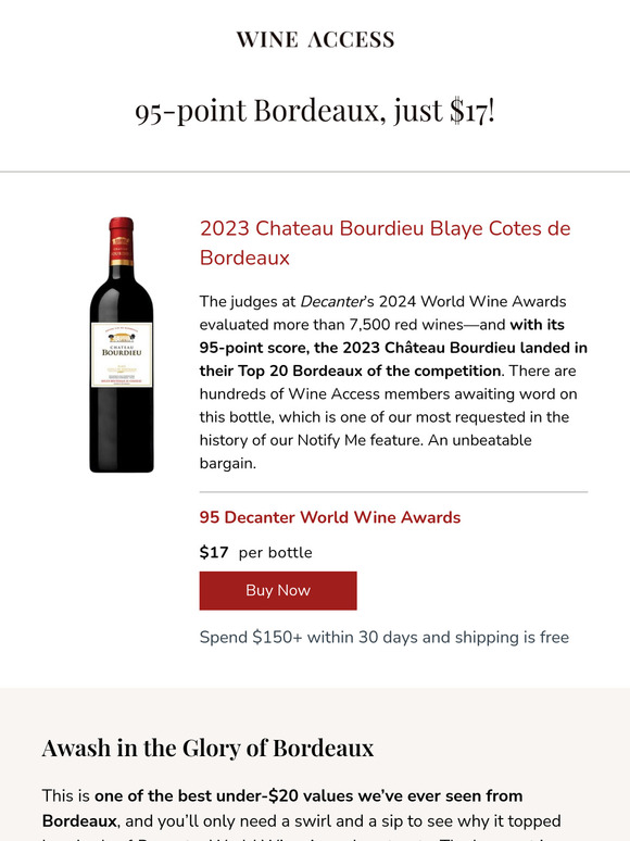 95pt Bordeaux...Only $17?!?