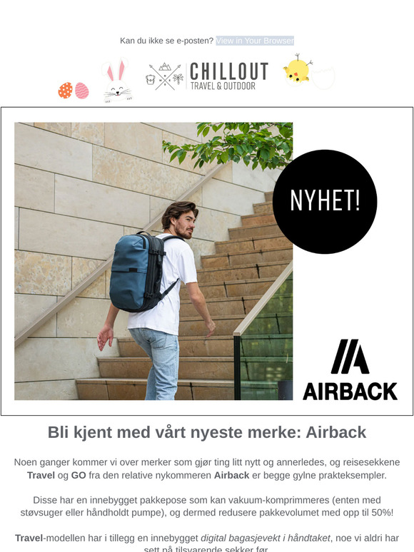 Nytt merke hos oss: Airback! 🎒🌬️