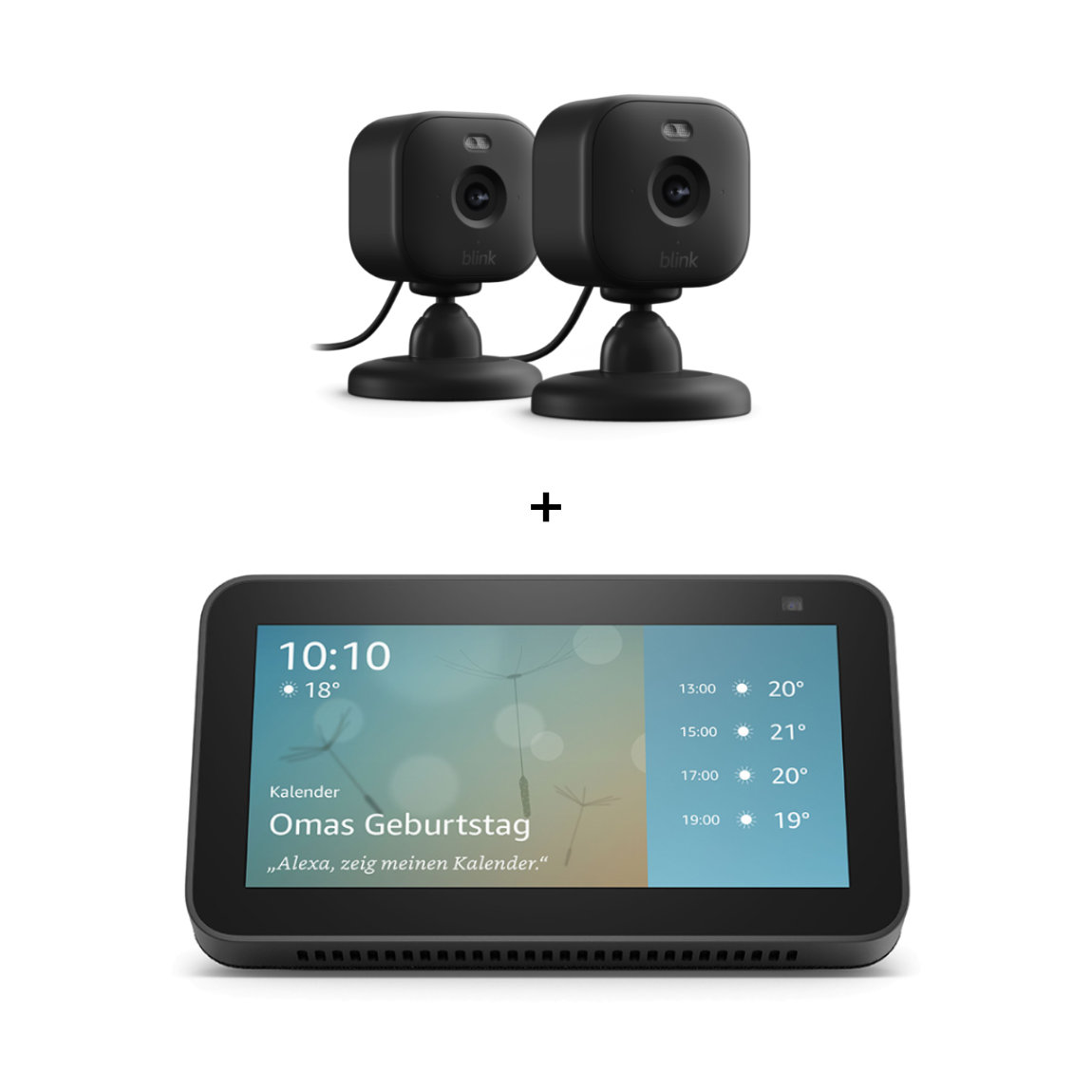 Image of Blink Mini 2 - 2er-Set + Amazon Echo Show 5 - (3. Gen)