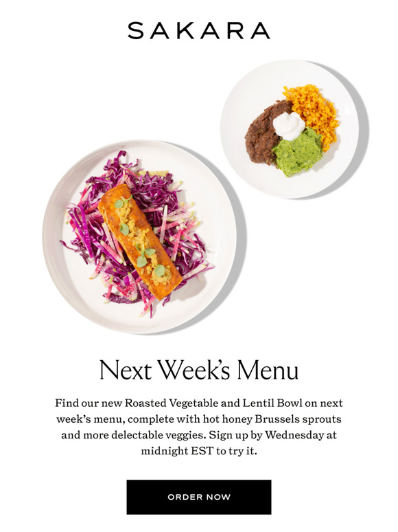 Next Week’s Menu
