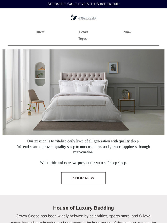 Inside the House of Luxury Bedding
