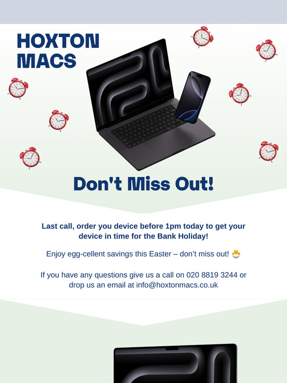 Long Weekend Loading… Got Your Tech Yet?