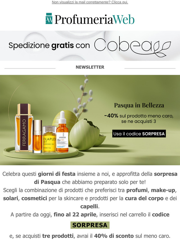 🐣 -40% sul meno caro di 3