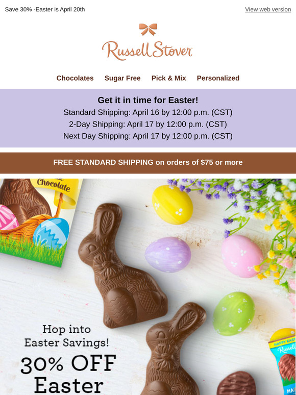 🐰Hop into Savings and get in time for Easter!