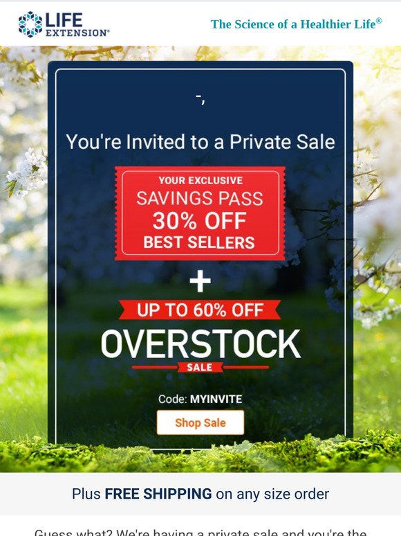 📩 [Up to 60% Off] You're Invited to SAVE!