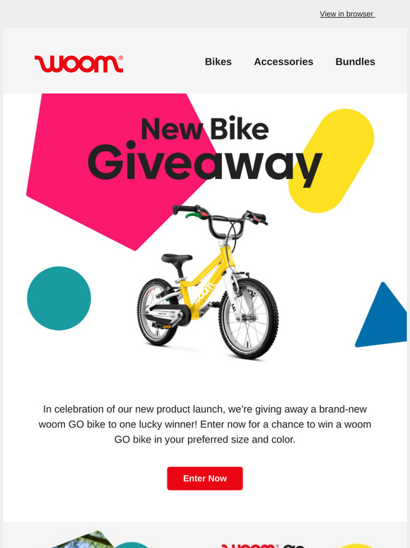 Final Hours to Enter: Bike Giveaway Ends Tomorrow ⏰
