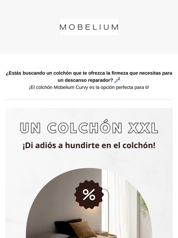 ¡Duerme mejor con el colchón Mobelium Curvy! 🛏️
