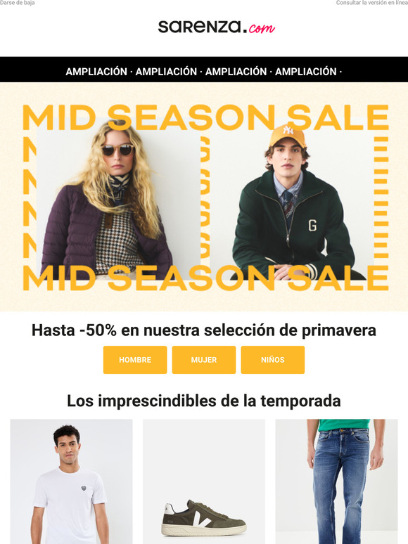 ¡El Mid Season Sale va a la prórroga!