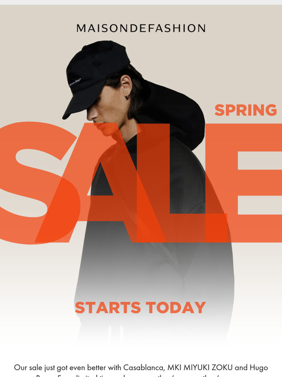 Easter Sale has started with Casablanca, MKI, Boss and many more!
