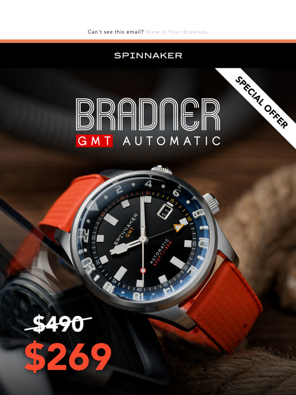 Get Adventure-Ready with the Bradner GMT Automatic ⛵
