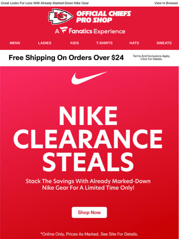 Pile On The Savings >> Nike Clearance Deals
