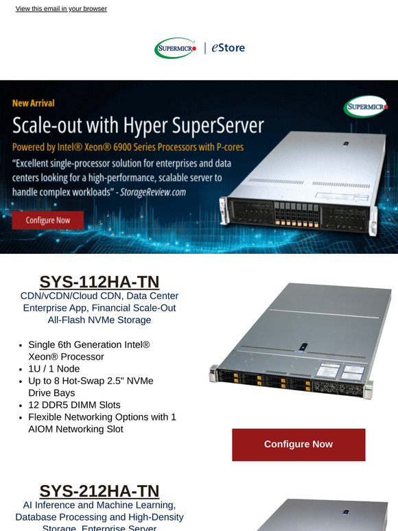 🚀Scale-out with the Latest Hyper SuperServers
