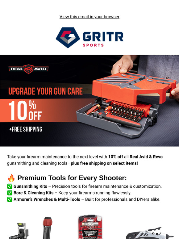 10% Off Real Avid & Revo Gunsmithing Tools – Limited Time!