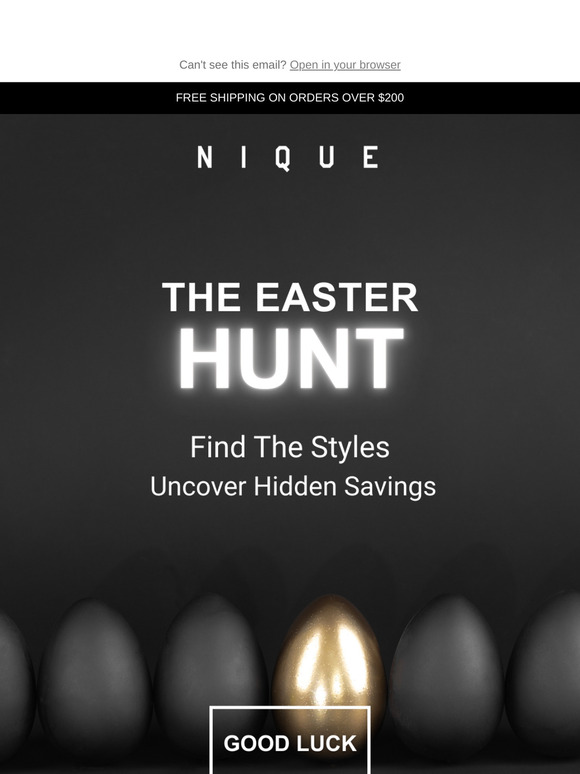 The Easter Hunt. The Search Starts Here.