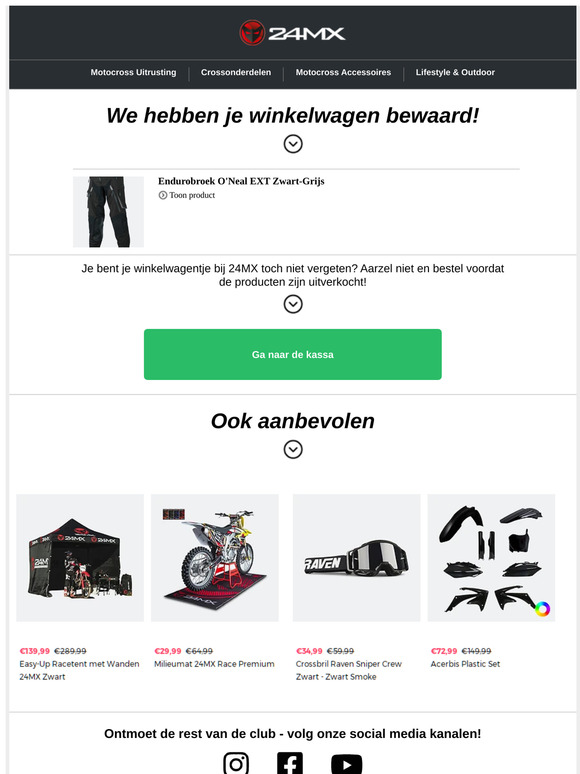 🛒 Je bent iets vergeten!