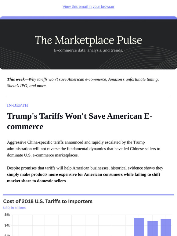 Trump's Tariffs Won't Save American E-commerce