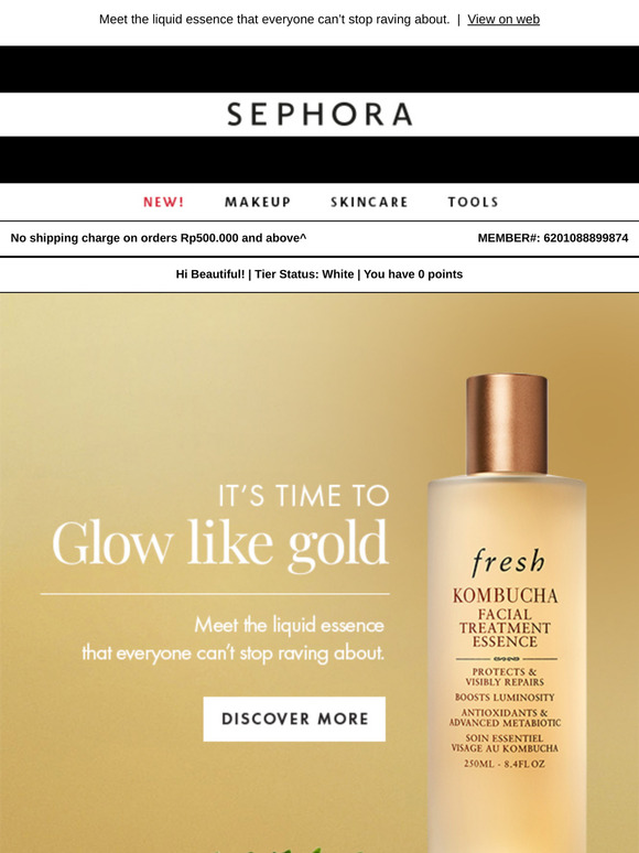 Glow like gold with FRESH Kombucha🌟