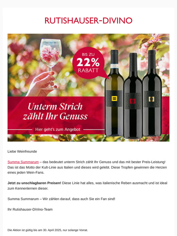 Summa Summarum im Angebot!