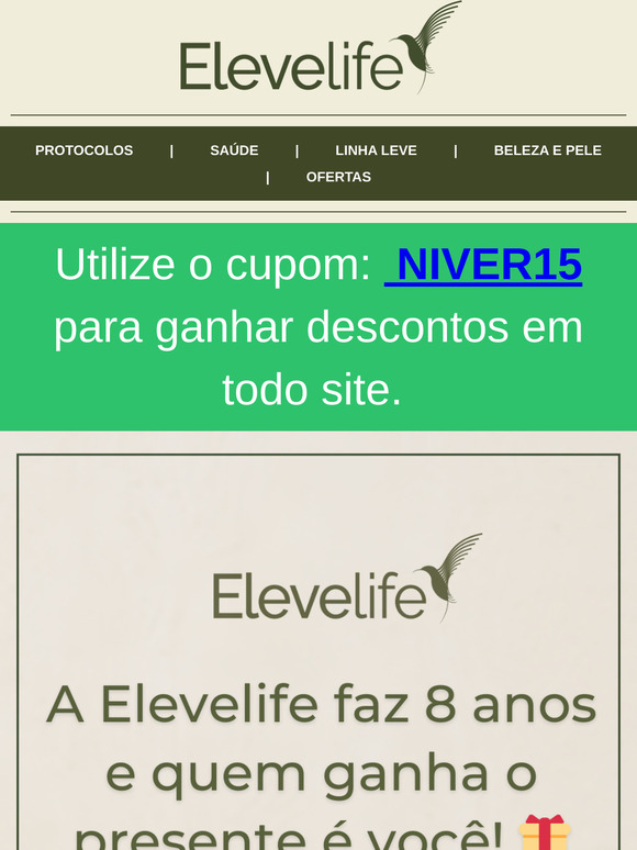 🤑 Todo site com 15%OFF - Produtos com até 60% de desconto! Promoções de COMPRE E GANHE e muito mais! Aproveite!! 💰