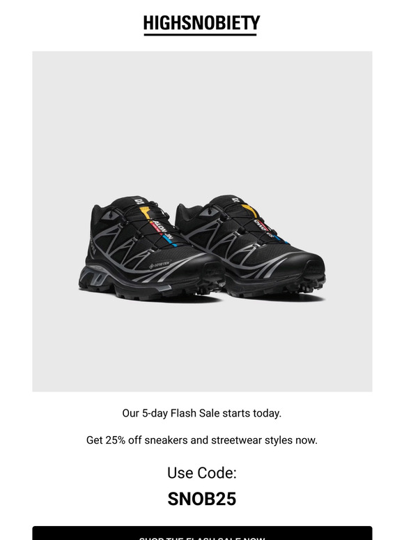 Our Flash Sale Is Back