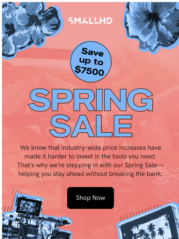 Save on 5" and 7" monitors during our Spring Sale!