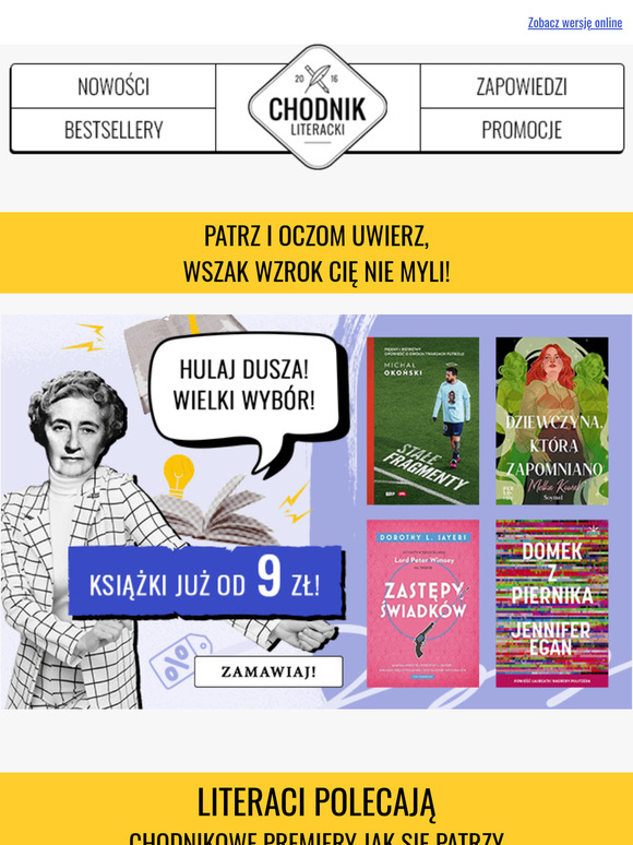 Za mało książek? 📚 Mamy więcej i to już od 9 zł!