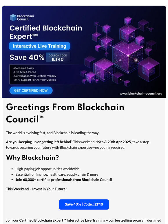 ⏳Utilize Your Weekend & Learn Blockchain – No Tech Skills Required