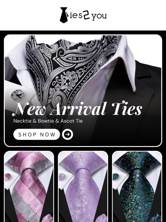 ⏰Ties2you April Tie Launch!
