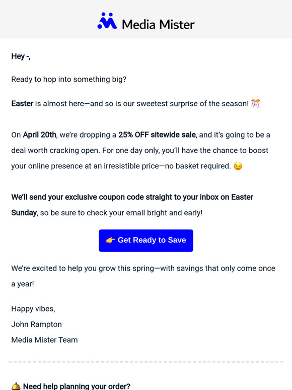 🐰 Something Egg-citing is Coming