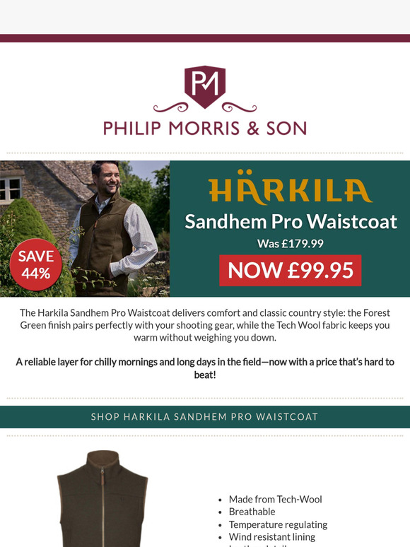 Field-Ready Style – 44% Off Harkila Sandhem Pro Waistcoat