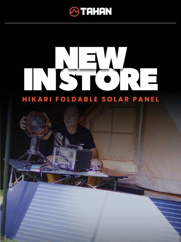 Just Launched: HIKARI 100W Foldable Solar Panel – Perfect for Your Power Station!
