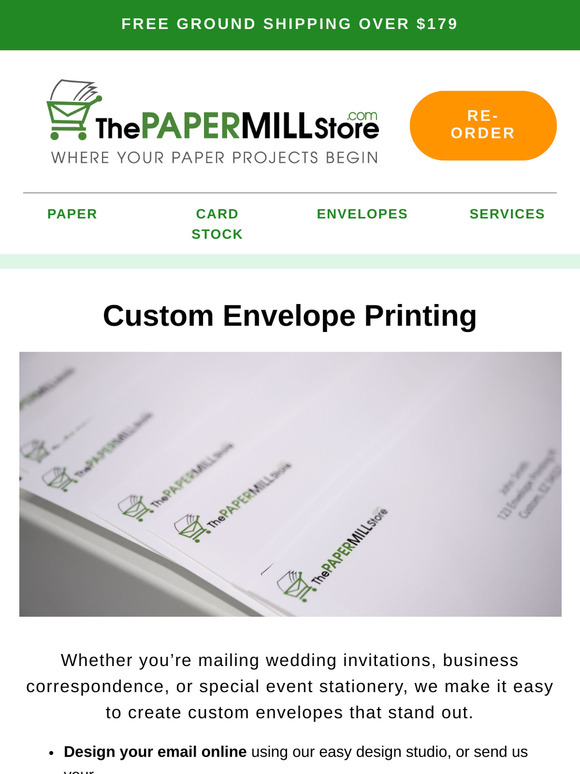 Effortless Mailing Starts with Custom Printed Envelopes