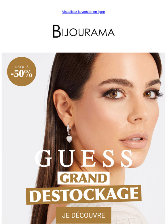 Grand déstockage Guess : Jusqu'à -50%