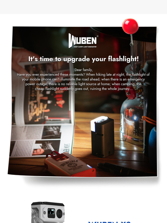 It's time to upgrade your flashlight