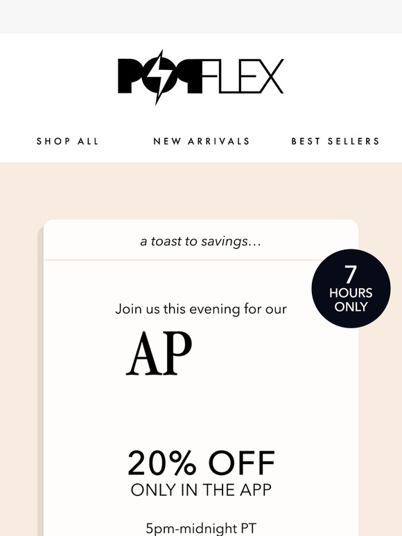 YOU’RE INVITED: ✨APP-Y HOUR Sale✨